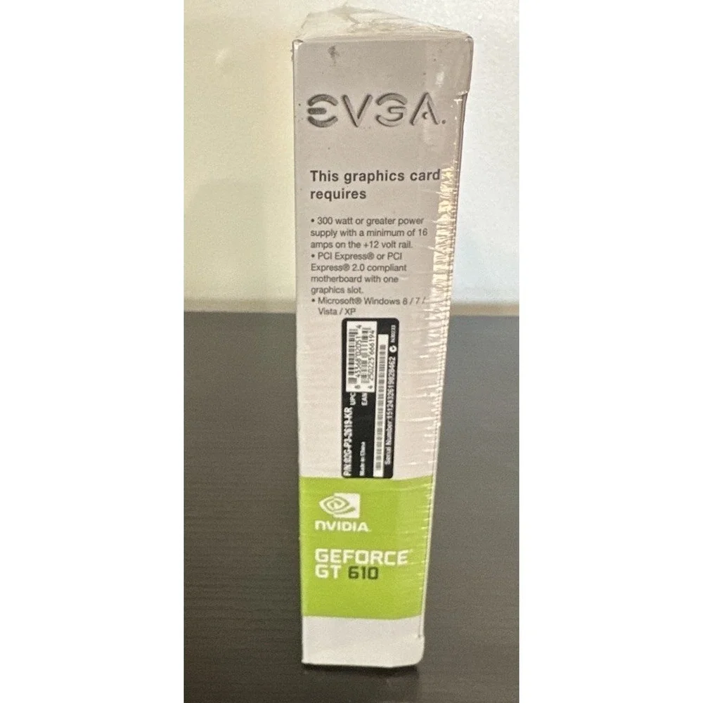NEW Sealed EVGA Nvidia GeForce GT 610 (02GP32619KR) 2GB DDR3 DirectX 11